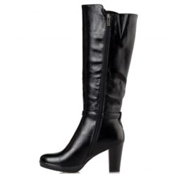 Miss NV SYNTHETIC LEATHER BOOTS,BLOCK HEELS