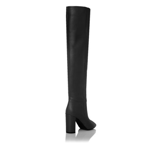 black boots with zipper