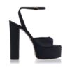 Sante Black Sandals | Made In Greece