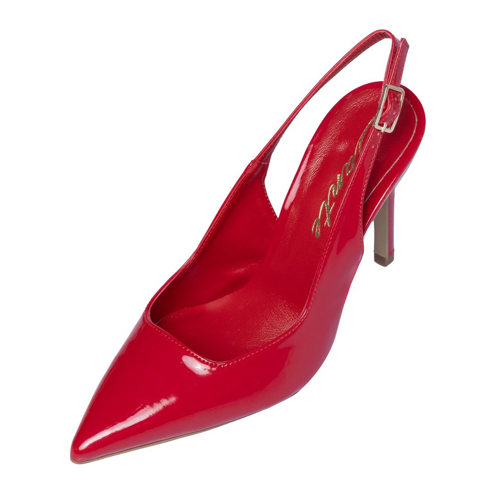 Sante Red Pumps | Made in Greece - Image 4