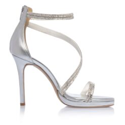 Sante Silver Sandals | Made In Greece