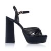 Sante Black Sandals | Made In Greece
