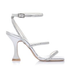 Sante Silver Sandals | Made In Greece