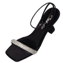 Alternative view of Sante Black Sandals | Made In Greece