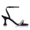 Sante Black Sandals | Made In Greece