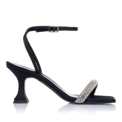Sante Black Sandals | Made In Greece