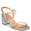 Envie Mid Heels Silver Sandals