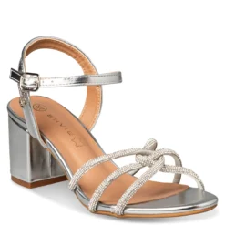 Envie Mid Heels Silver Sandals
