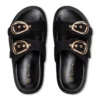 Envie Flatform Black Sandals