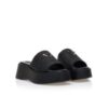 Flatform Black Sandals