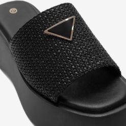 Alternative view of Flatform Black Sandals