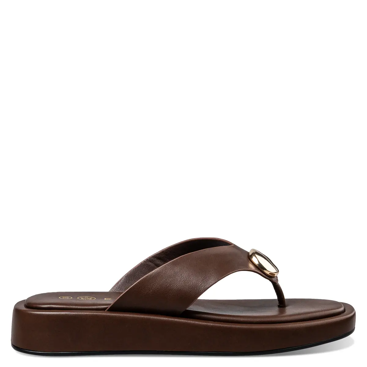 FLATFORM ESPRESSO THONG SANDALS - Image 4
