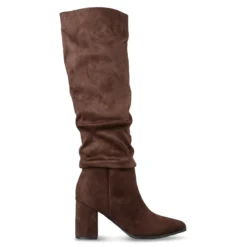 Slouchy Espresso Suede Boots
