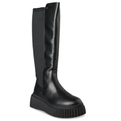 Alternative view of Chunky Black Boots